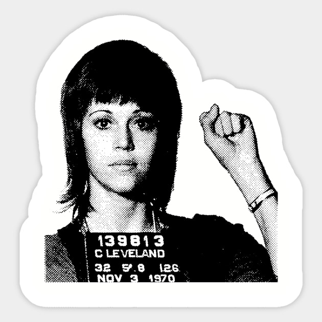 Rebel Jane Sticker by LondonLee